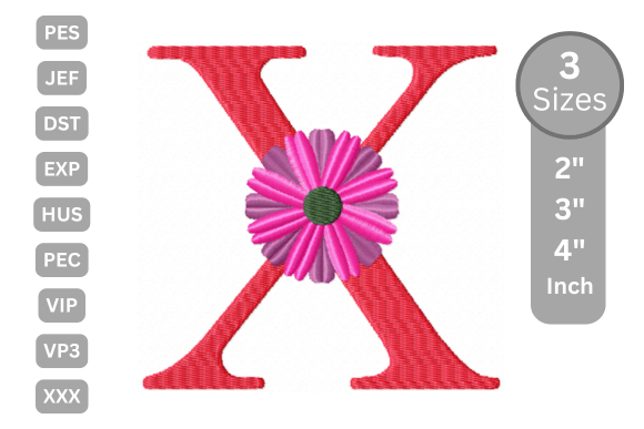 Blossom Alphabet Letter - X: A Charming Addition