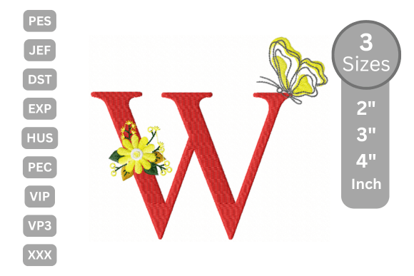 Butterfly Bloom Alphabet - W for Apparel