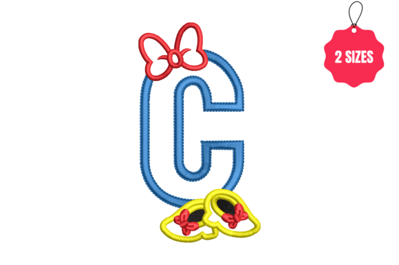 Charming Letter C with Bow for Business Use