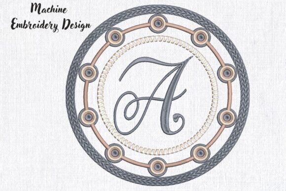 Elegant Personalized Monogram Frame Letter a