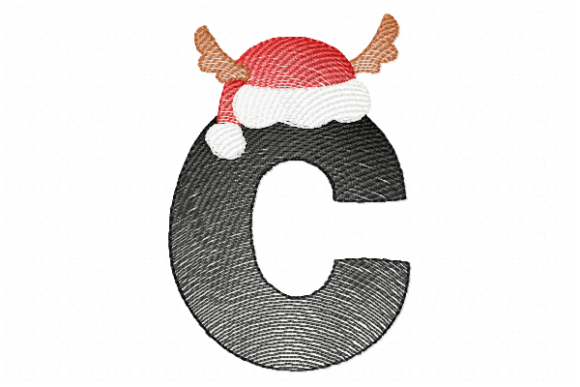 Exploring Santa Letter C for Holiday Embroidery