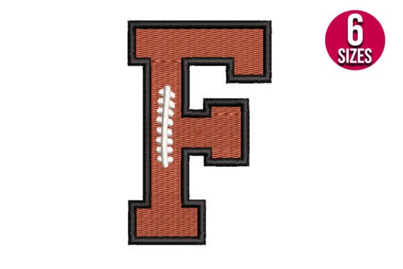 Football Font Alphabet Letter F: A Bold Holiday Addition