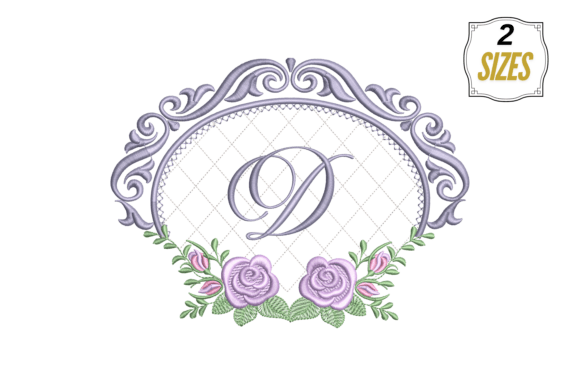Letter D in Beautiful Template: A Charming Addition