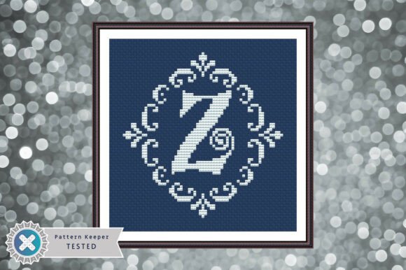 Monogram Letter Z Cross Stitch Pattern Review