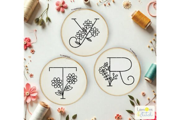 Review: Letter a to Z Wild Flowers, Monogram
