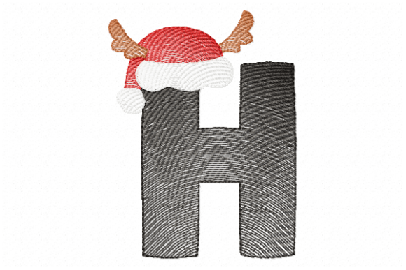 Santa Letter H: A Charming Addition to Your Holiday Creations