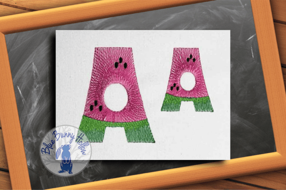 Summer Fun with Watermelon Letter A