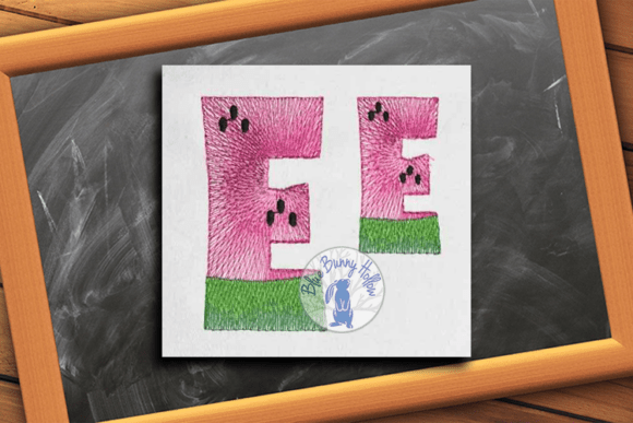 Summer Fun with Watermelon Letter E
