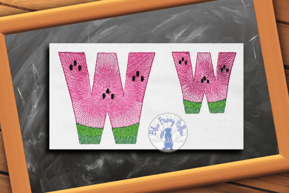 Watermelon Letter W: A Juicy Addition to Your Designs